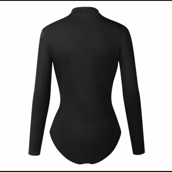 “Take Me Out Top” Black Bodysuit - Picture 2 of 2